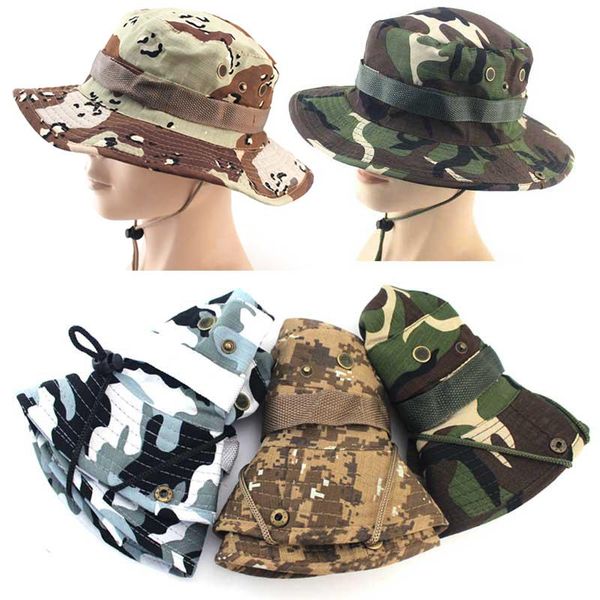 outdoor hats est camouflage mountaineering fishing caps round boonie military camping hat ldf668, Black;white
outdoor hats est camouflage mountaineering fishing caps round boonie military camping hat ldf668, Black;white