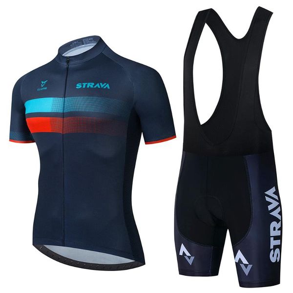 racing sets strava cycling jersey mens bicycle clothing short sleeve bike bib shorts summer mountain uniform clothes, Black;blue
racing sets strava cycling jersey mens bicycle clothing short sleeve bike bib shorts summer mountain uniform clothes, Black;blue