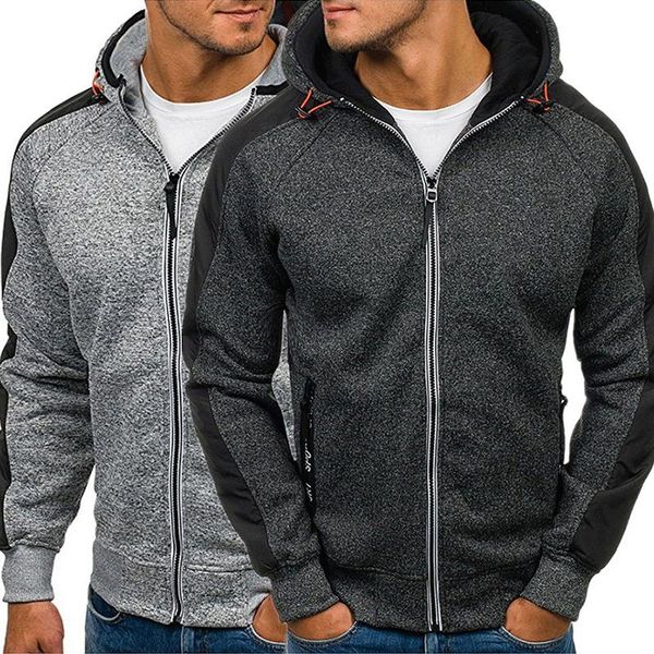men's jackets slim hooded jacket casual zip sportswear fashion coat plus size clothing, Black;brown
men's jackets slim hooded jacket casual zip sportswear fashion coat plus size clothing, Black;brown