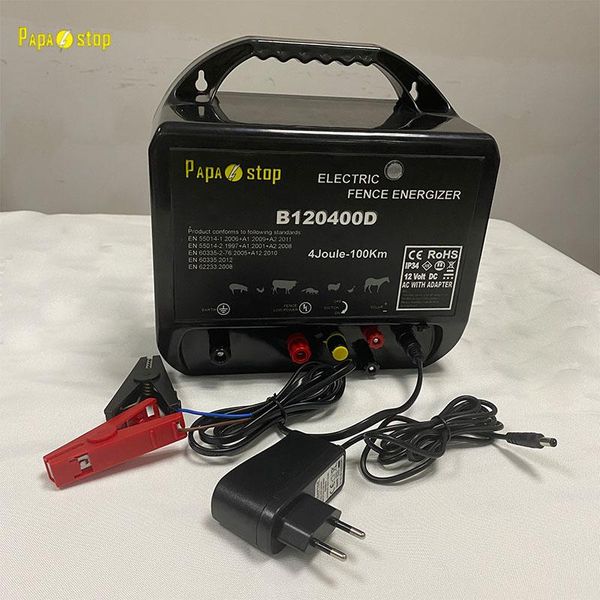 fencing, trellis & gates papas4j output power 100km effective length double ac and dc electronic fence energizer for animals
fencing, trellis & gates papas4j output power 100km effective length double ac and dc electronic fence energizer for animals