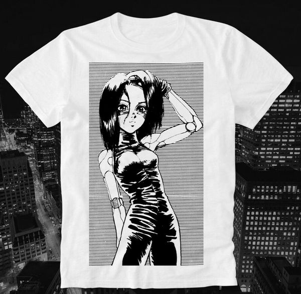 t shirt cyber punk cyber punk battle angel alita girl gunnm anime manga japan, White;black
t shirt cyber punk cyber punk battle angel alita girl gunnm anime manga japan, White;black
