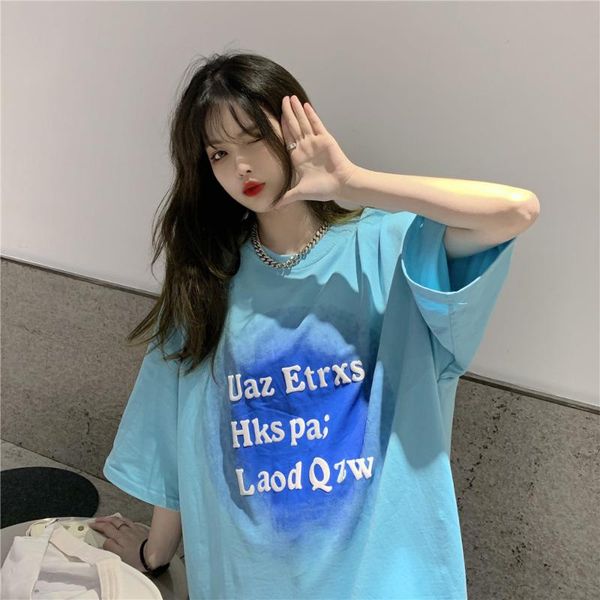 women's t-shirt half sleeve t-shirt, korean style ins retro creative letters printed all-matching loose couple's fashion, 2021, White
women's t-shirt half sleeve t-shirt, korean style ins retro creative letters printed all-matching loose couple's fashion, 2021, White