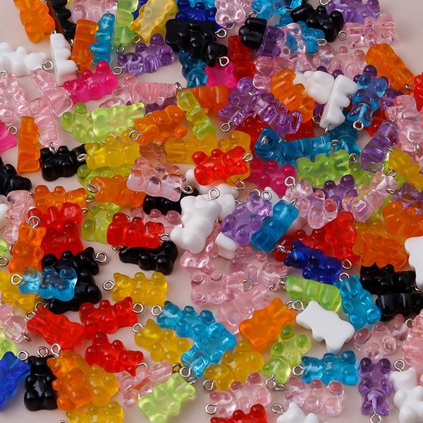 charms 10pcs 22x11mm candy color gummy mini bear for making cute earrings pendants necklaces diy creative jewelry finding, Bronze;silver
charms 10pcs 22x11mm candy color gummy mini bear for making cute earrings pendants necklaces diy creative jewelry finding, Bronze;silver