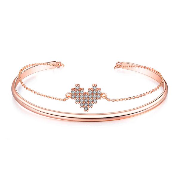 temperament women's bracelet ins niche design simple diamond inlaid love valentine's day gift, Golden;silver
temperament women's bracelet ins niche design simple diamond inlaid love valentine's day gift, Golden;silver