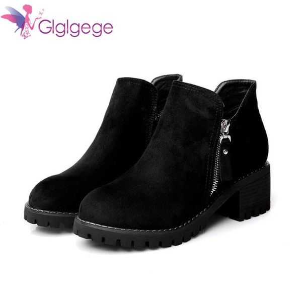 boots glglgege 2021 large size female thick with medium scrubs ankle fashion flock winter women, Black
boots glglgege 2021 large size female thick with medium scrubs ankle fashion flock winter women, Black