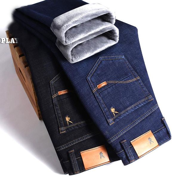 winter cotton men's jeans warm slim fit boy business fashion thicken denim man trousers fleece stretch pants style, Blue
winter cotton men's jeans warm slim fit boy business fashion thicken denim man trousers fleece stretch pants style, Blue
