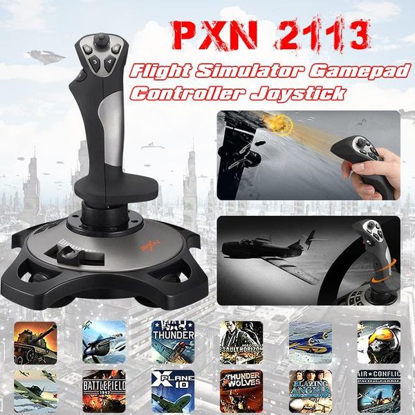 game controllers & joysticks joystick pc / deskaccessories for pxn-2113 flight simulator gamepad vibration usb controller wired games
game controllers & joysticks joystick pc / deskaccessories for pxn-2113 flight simulator gamepad vibration usb controller wired games