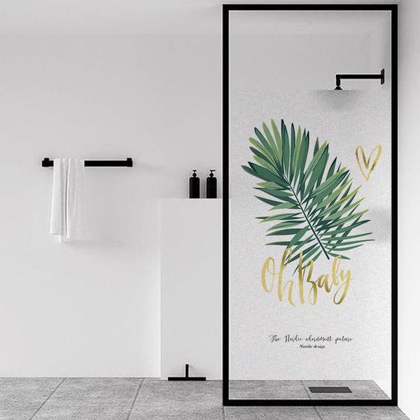 window stickers no-glue frosted cover film waterproof static cling glass foil sticker monstera plant bathroom
window stickers no-glue frosted cover film waterproof static cling glass foil sticker monstera plant bathroom