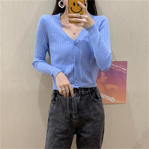 women's knits & tees autumn spring fashion women thin knitting cardigan sweater casual long sleeve short knitted female mujer femme, White
women's knits & tees autumn spring fashion women thin knitting cardigan sweater casual long sleeve short knitted female mujer femme, White