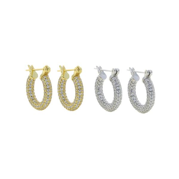 hoop & huggie white 5a cubic zircon stone paved small round earring with gold silver plated wedding jewelry for women, Golden;silver
hoop & huggie white 5a cubic zircon stone paved small round earring with gold silver plated wedding jewelry for women, Golden;silver