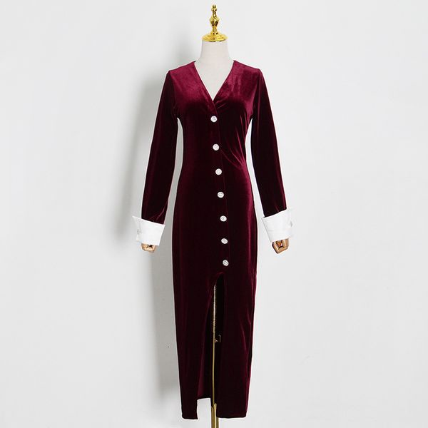 Msxu winter feminine fashion sexy temperament with low-necked v sharing black belt long gold velvet women's dress, Black;gray
Msxu winter feminine fashion sexy temperament with low-necked v sharing black belt long gold velvet women's dress, Black;gray