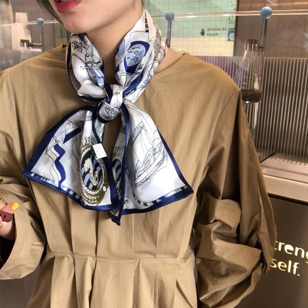 scarves chic quality silk scarf royal blue sailboat design women head neck small shawl hair ties band neckerchief office lady wrap, Blue;gray
scarves chic quality silk scarf royal blue sailboat design women head neck small shawl hair ties band neckerchief office lady wrap, Blue;gray