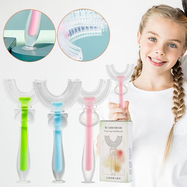bath accessory set children's toothbrush 360 degree u-shaped baby with handle silicone oral care cleaning brush for children aged 3-12
bath accessory set children's toothbrush 360 degree u-shaped baby with handle silicone oral care cleaning brush for children aged 3-12