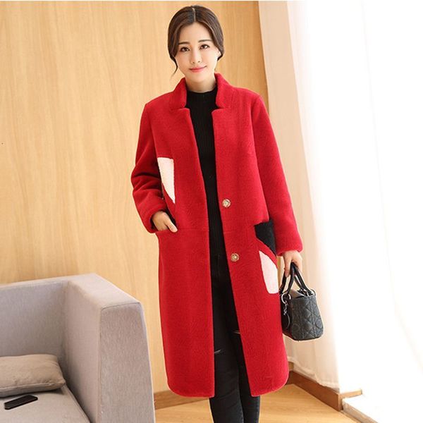 women's fur & faux women winter real coat soft natural sheep wool jacket female plush lamb lined overcoat ladies jackets coats q222 zjr, Black
women's fur & faux women winter real coat soft natural sheep wool jacket female plush lamb lined overcoat ladies jackets coats q222 zjr, Black