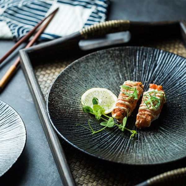 dishes & plates fancityjapanese creative retro ceramic tableware black tick pasta plate steak fruit round dish
dishes & plates fancityjapanese creative retro ceramic tableware black tick pasta plate steak fruit round dish