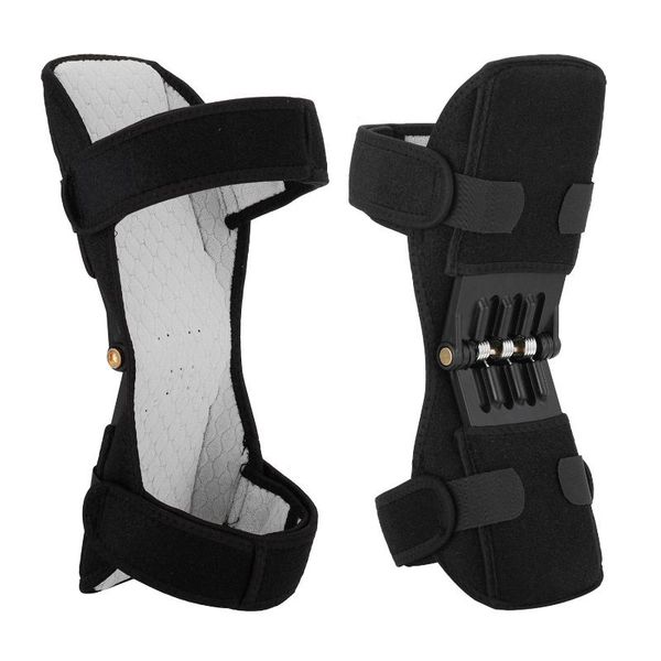 joint support knee pads breathable non-slip power lift rebound protector brace spring force elbow &, Black;gray
joint support knee pads breathable non-slip power lift rebound protector brace spring force elbow &, Black;gray