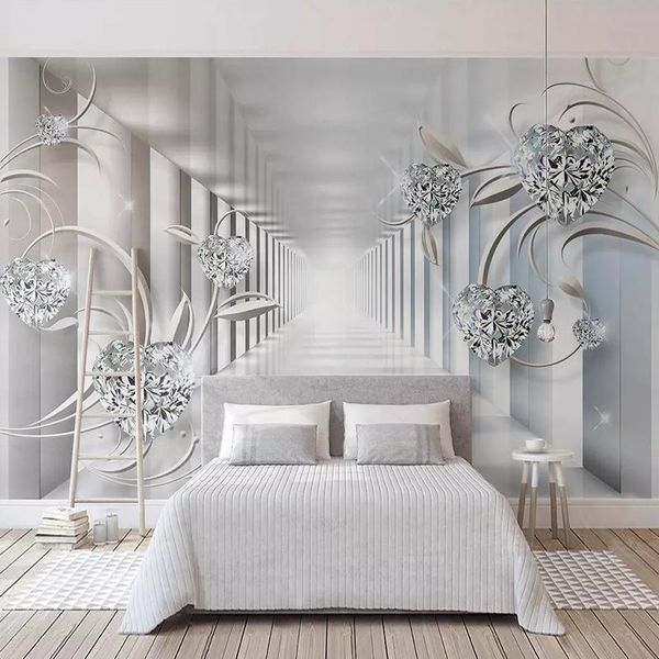 wallpapers custom wall mural 3d stereoscopic space wallpaper diamond jewelry modern living room sofa tv background po paper rolls
wallpapers custom wall mural 3d stereoscopic space wallpaper diamond jewelry modern living room sofa tv background po paper rolls