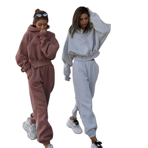 women two piece set autumn tracksuits oversized sweatshirt and pants casual sports suit, Gray
women two piece set autumn tracksuits oversized sweatshirt and pants casual sports suit, Gray