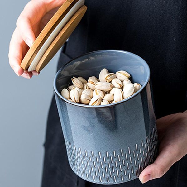 creative ceramic large airtight jar with lid moisture-proof storage household tea multigrain jars coffee bottles &
creative ceramic large airtight jar with lid moisture-proof storage household tea multigrain jars coffee bottles &