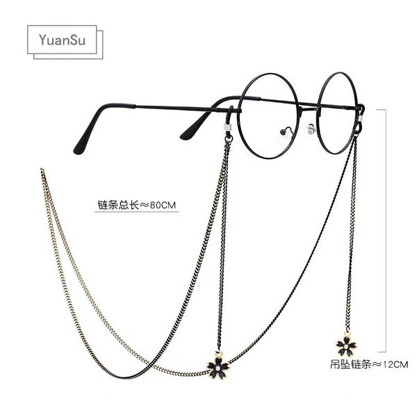 other fashion accessories roaming ins style black cherry glasses chain trend retro star moon necklace, Silver
other fashion accessories roaming ins style black cherry glasses chain trend retro star moon necklace, Silver