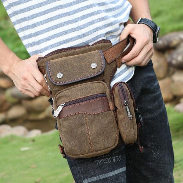 men's canvas drop leg bag waist fanny pack belt hip bum military travel motorcycle multi-purpose messenger shoulder bags
men's canvas drop leg bag waist fanny pack belt hip bum military travel motorcycle multi-purpose messenger shoulder bags