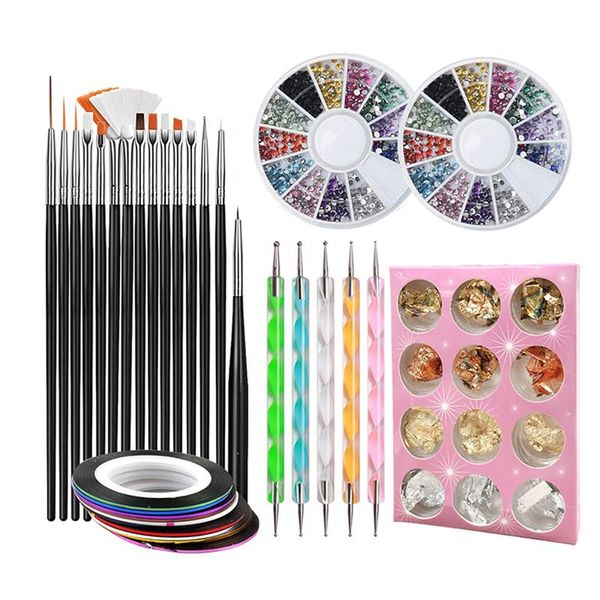 nail art kits tools sets painted pen set gold and silver line round box jewelry diamond point foil 15 brush dw
nail art kits tools sets painted pen set gold and silver line round box jewelry diamond point foil 15 brush dw