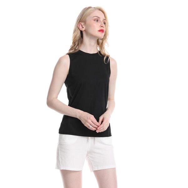 women's t-shirt women shirt fashion solid sleeveless o neck summer backless shirts womens and tshirts, White
women's t-shirt women shirt fashion solid sleeveless o neck summer backless shirts womens and tshirts, White