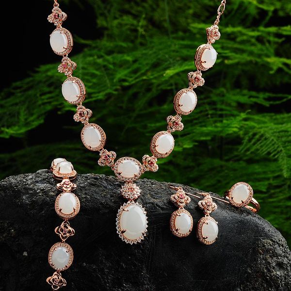 bracelet, earrings & necklace natural yu and jewelry tian set genuine white ring bracelet four piece, Black
bracelet, earrings & necklace natural yu and jewelry tian set genuine white ring bracelet four piece, Black