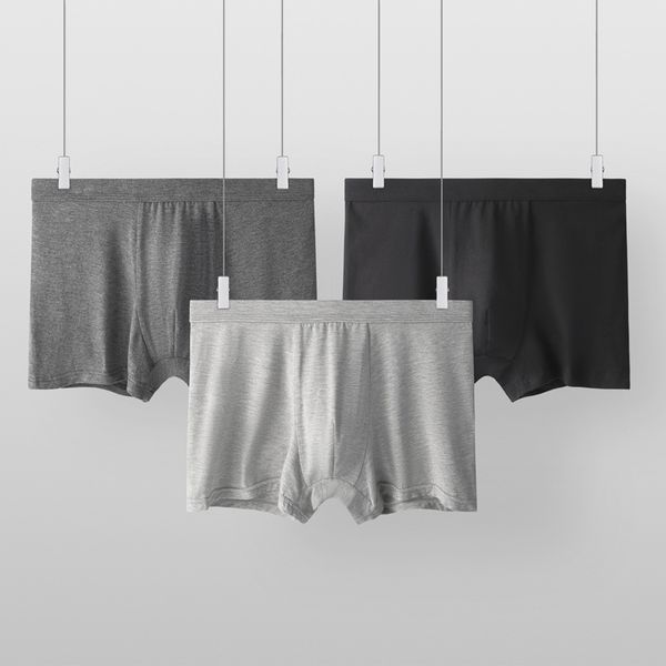 underwear underpants men's modal enlarged youth shorts solid color moisture absorption breathable loose boxer pants, Black;white
underwear underpants men's modal enlarged youth shorts solid color moisture absorption breathable loose boxer pants, Black;white