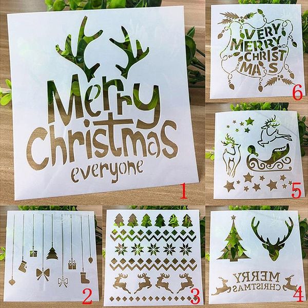 party decoration 16pcs/set merry christmas diy drawing stencil templates embossing paper card painting scrapbooking stamp xmas decor
party decoration 16pcs/set merry christmas diy drawing stencil templates embossing paper card painting scrapbooking stamp xmas decor