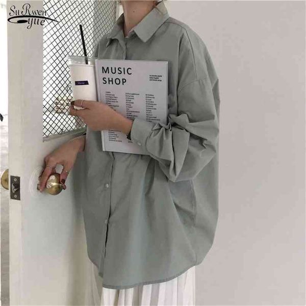 blusas 4 colors women blouses solid blouse loose casual shirt long sleeve all-match autumn lady clothing 10237 210421, White
blusas 4 colors women blouses solid blouse loose casual shirt long sleeve all-match autumn lady clothing 10237 210421, White