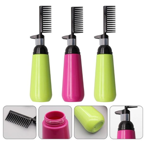 hair brushes 3pcs 150ml root comb applicator bottle dyeing dispensing with brush, Silver
hair brushes 3pcs 150ml root comb applicator bottle dyeing dispensing with brush, Silver