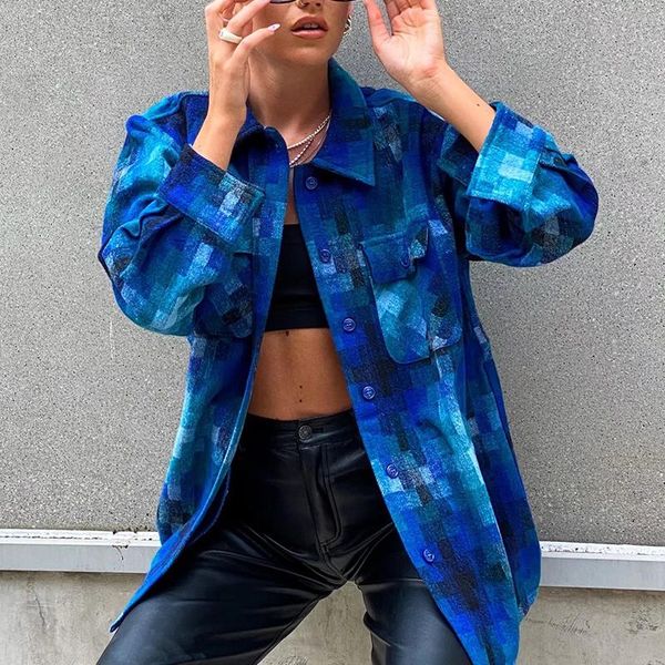women's jackets vintage stylish pockets oversized jacket coat women 2021 fashion mosaic pattern long sleeve loose outerwear chic, Black;brown
women's jackets vintage stylish pockets oversized jacket coat women 2021 fashion mosaic pattern long sleeve loose outerwear chic, Black;brown