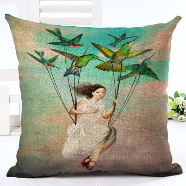 aestheticism style selling classical bird girl printing linen cotton cushion cover throw pillow sofa cojines cushion/decorative
aestheticism style selling classical bird girl printing linen cotton cushion cover throw pillow sofa cojines cushion/decorative