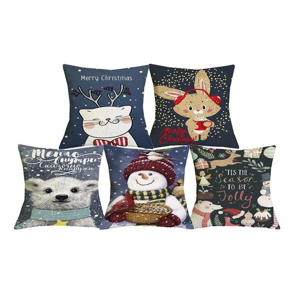 cute christmas animal print cushion cover year decoration home throw pillows xmas cat elk snowman pillow covers cushion/decorative
cute christmas animal print cushion cover year decoration home throw pillows xmas cat elk snowman pillow covers cushion/decorative