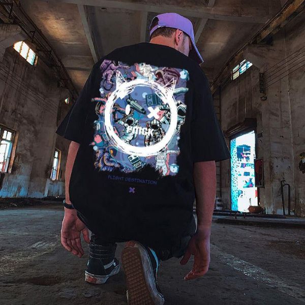 men's t-shirts fashion oversize short sleeved men t-shirt loose hapiness hop astronaut anime print fat plus size t shirt couples top, White;black
men's t-shirts fashion oversize short sleeved men t-shirt loose hapiness hop astronaut anime print fat plus size t shirt couples top, White;black
