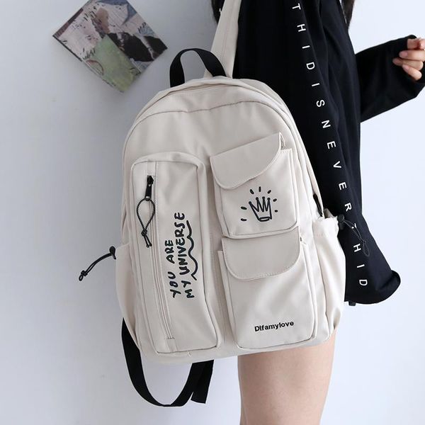 backpack large-capacity women female fashion school bags korean letter printed cute backpacks college students
backpack large-capacity women female fashion school bags korean letter printed cute backpacks college students