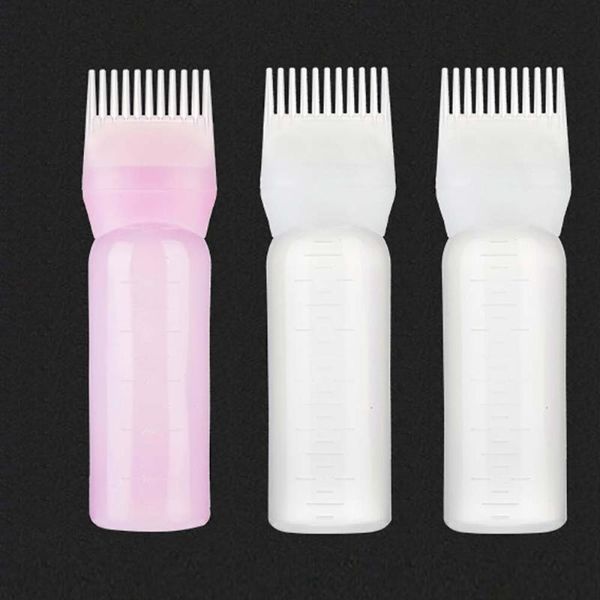bottle empty hair dye applicator bottles with graduated brush salon coloring dyeing styling tool brushes, Silver
bottle empty hair dye applicator bottles with graduated brush salon coloring dyeing styling tool brushes, Silver