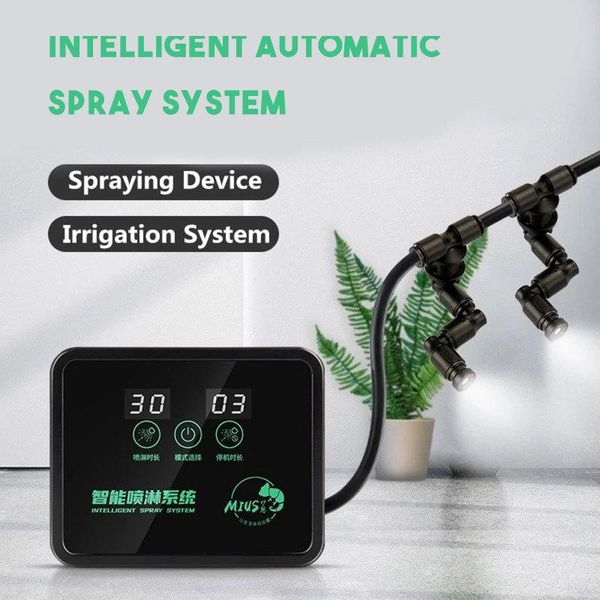 watering equipments intelligent automatic mist spray system set electronic timer vivarium lcd screen sprinkler controller terrarium spraying
watering equipments intelligent automatic mist spray system set electronic timer vivarium lcd screen sprinkler controller terrarium spraying
