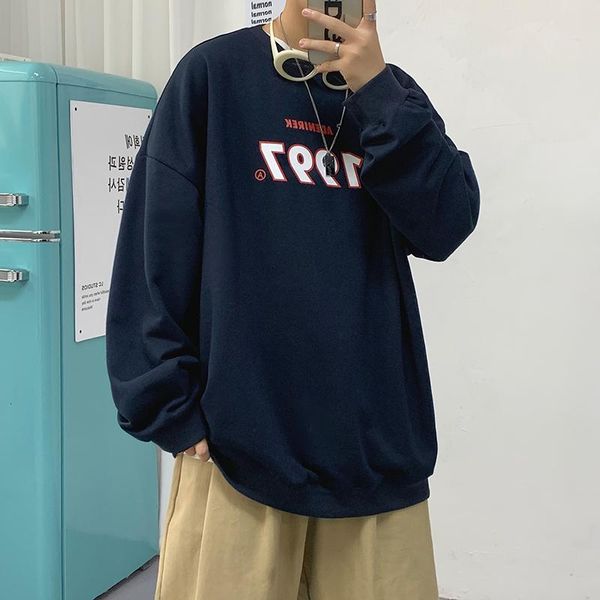 men's jackets 1997 letter printed sweatshirts 2021 autumn casual o neck man baggy hoodies oversized men clothing, Black;brown
men's jackets 1997 letter printed sweatshirts 2021 autumn casual o neck man baggy hoodies oversized men clothing, Black;brown