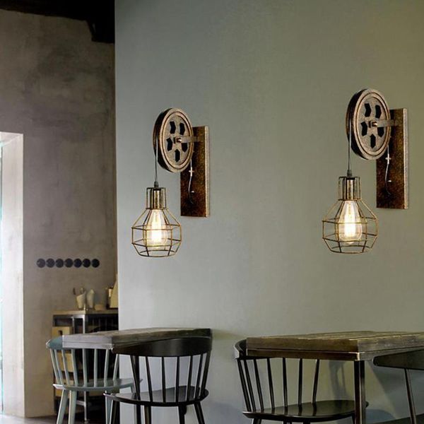 wall lamps retro vintage light shade ceiling lifting pulley industrial lamp fixture iron loft cafe bar adjustable sconce
wall lamps retro vintage light shade ceiling lifting pulley industrial lamp fixture iron loft cafe bar adjustable sconce