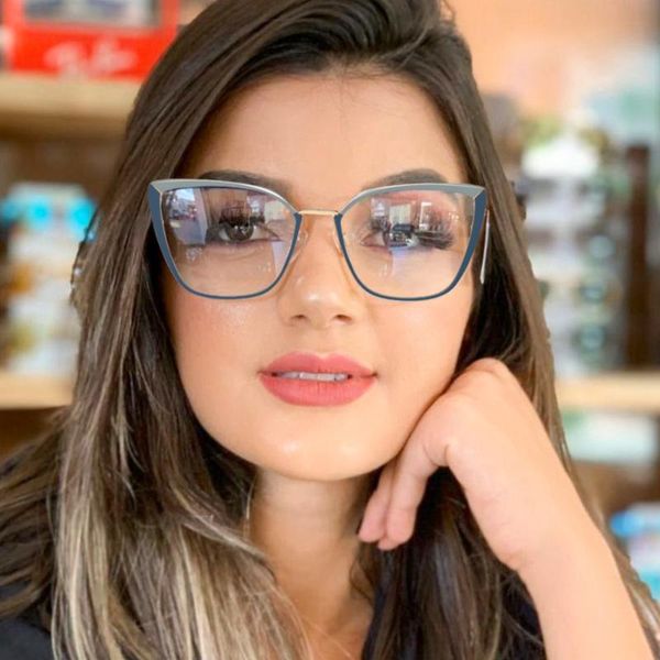 fashion sunglasses frames qpeclou 2021 luxury metal cat eye glasses frame women optical eyeglasses men computer transparent spectacles, Black
fashion sunglasses frames qpeclou 2021 luxury metal cat eye glasses frame women optical eyeglasses men computer transparent spectacles, Black