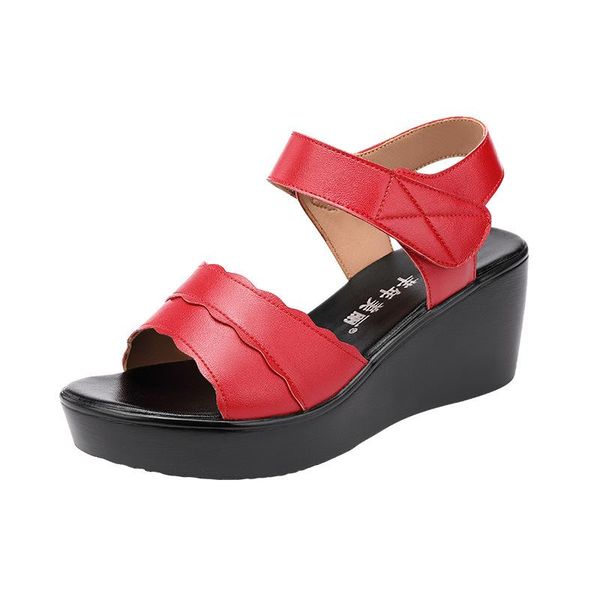 sandals plus size 32-43 open head summer platform beach shoes 2021 fashion genuine leather medium heel wedges sandal, Black
sandals plus size 32-43 open head summer platform beach shoes 2021 fashion genuine leather medium heel wedges sandal, Black