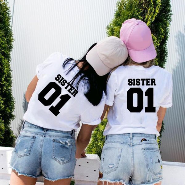 women's t-shirt sister 01 women fashion summer t shirts matching friends shirt femme tumblr clothes bff tee gift, White
women's t-shirt sister 01 women fashion summer t shirts matching friends shirt femme tumblr clothes bff tee gift, White