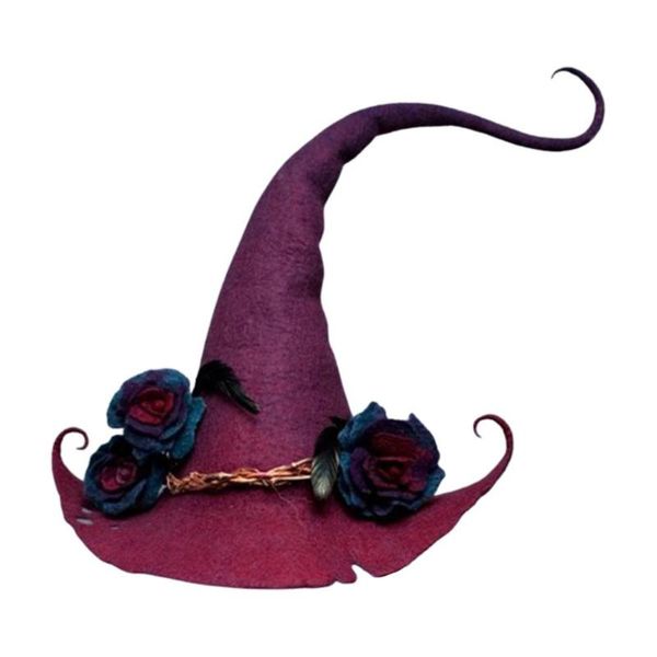 party hats halloween witch carnival felt hat costume props handmade pointed magic decoration
party hats halloween witch carnival felt hat costume props handmade pointed magic decoration