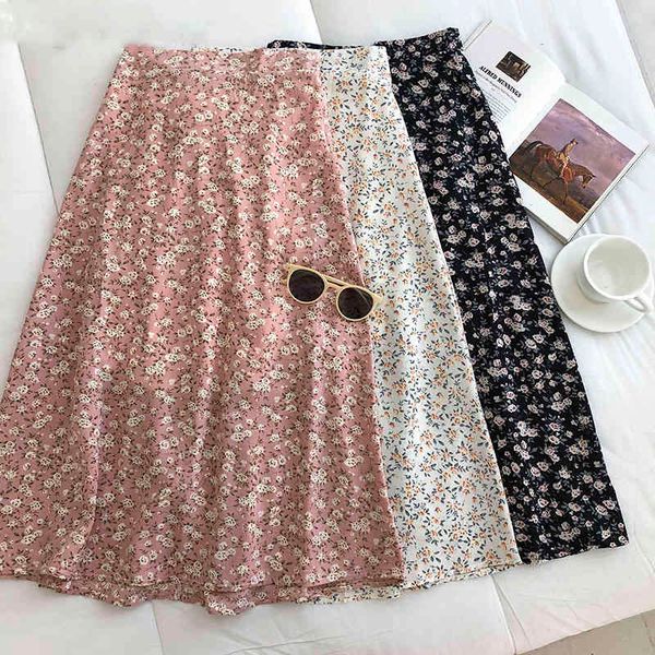 lucyever women's korean floral skirts summer vintage high waist wild a-line skirts woman fashion temperament long skirt 210521, Black
lucyever women's korean floral skirts summer vintage high waist wild a-line skirts woman fashion temperament long skirt 210521, Black