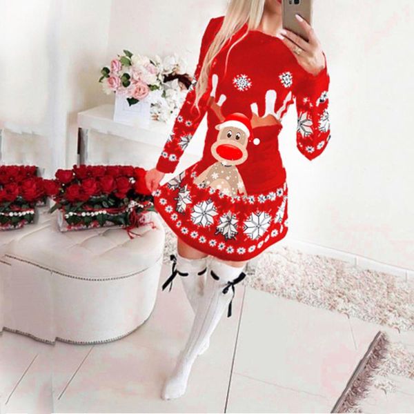 casual dresses women christmas bodycon 2021 fashion knitted print woman dress long sleeve autumn winter clothing for female vestidos, Black;gray
casual dresses women christmas bodycon 2021 fashion knitted print woman dress long sleeve autumn winter clothing for female vestidos, Black;gray