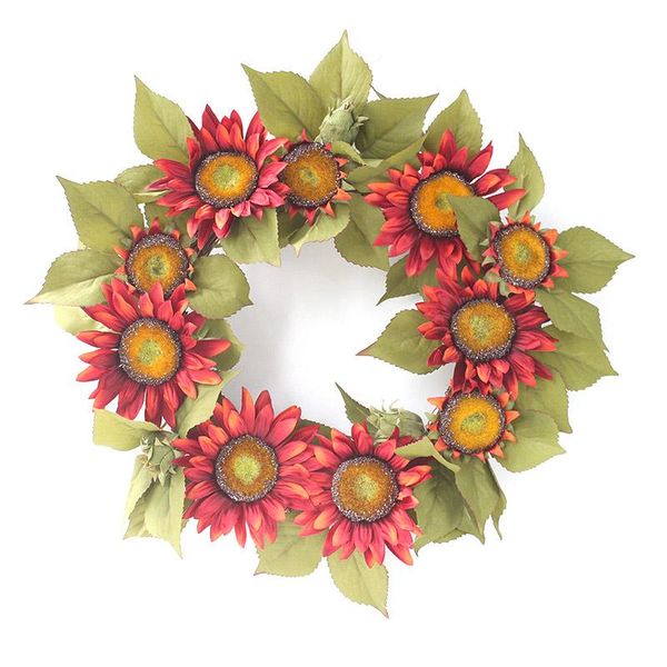 decorative flowers & wreaths 45cm artificial sunflower wreath ornament home front door window hanging flower garland wedding party decoratio
decorative flowers & wreaths 45cm artificial sunflower wreath ornament home front door window hanging flower garland wedding party decoratio