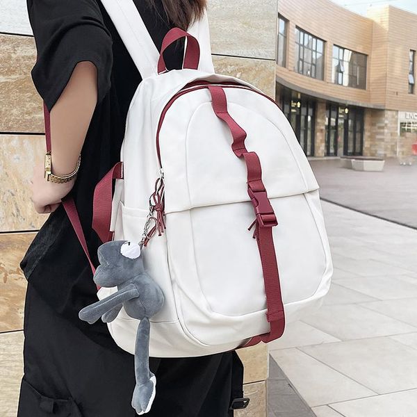 backpack solid color women 2021 student rucksack daily travel double shoulder bag schoolbag for teenage girl boy satchel
backpack solid color women 2021 student rucksack daily travel double shoulder bag schoolbag for teenage girl boy satchel