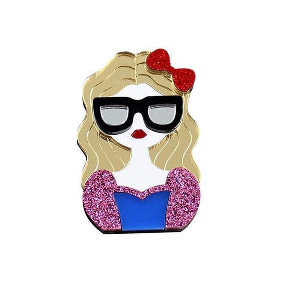 3 design star girl brooches pin resin acrylic brooches pins fashion dress accessory jewelry dcnovember, Gray
3 design star girl brooches pin resin acrylic brooches pins fashion dress accessory jewelry dcnovember, Gray